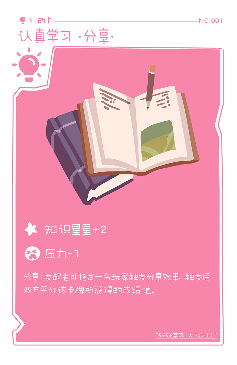行动卡面